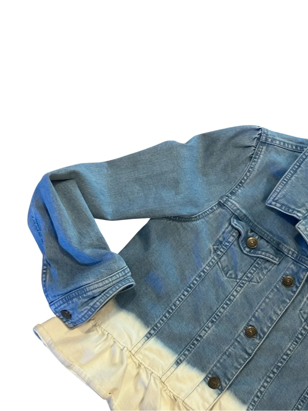 Broome Street Dip Dye Denim Jacket Medium Kate Spade
